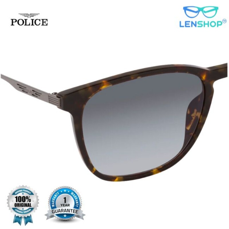 Police wayfarer sunglasses SPLD47K-18 C0L.0752 145