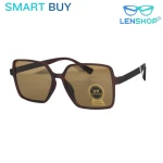 LENSHOP SMART BUY square shape polarized brown sunglasses