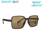 LENSHOP SMART BUY square shape polarized brown sunglasses