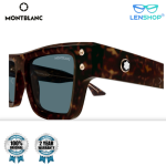 MONTBLANC MB0253S rectangular box type luxury sunglass 002/003