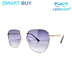 LENSHOP SMART BUY HEXAGONAL POLARISED  WOMEN SUNGLASSES