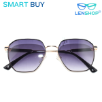 LENSHOP SMART BUY HEXAGONAL POLARISED  WOMEN SUNGLASSES