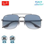 Rayban Double bar Blue aviators RB 3699 004/3F-56