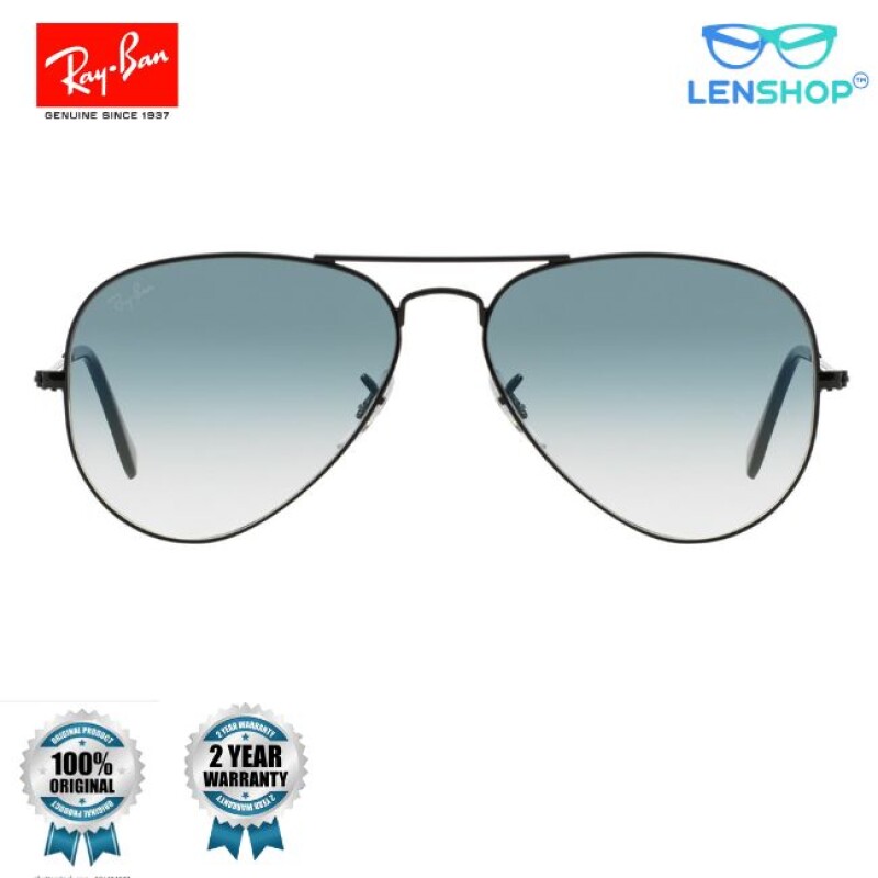 Rayban RB3025I 002/3F 58 black blue gradient