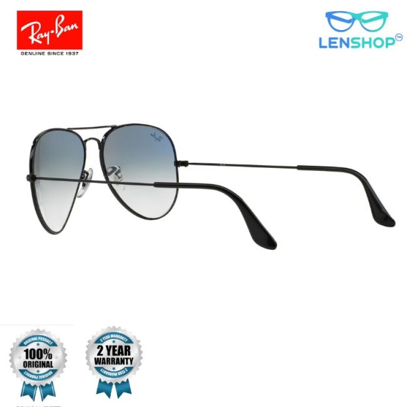 Rayban RB3025I 002/3F 58 black blue gradient