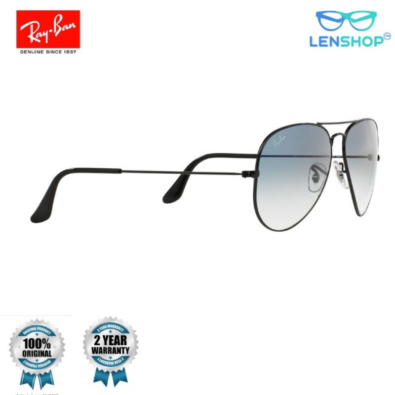 Rayban RB3025I 002/3F 58 black blue gradient