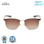 Police SPL 43K-17 Unisex Full Rim UV Protected Aviator Sunglasses