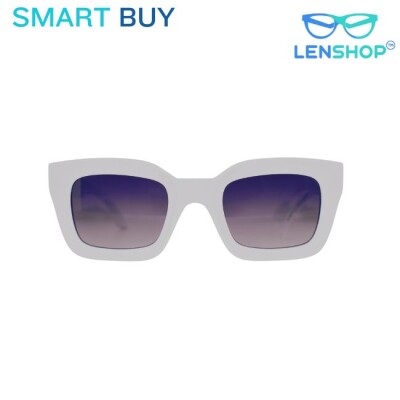 Lenshop smart buy white women cat eye glasses