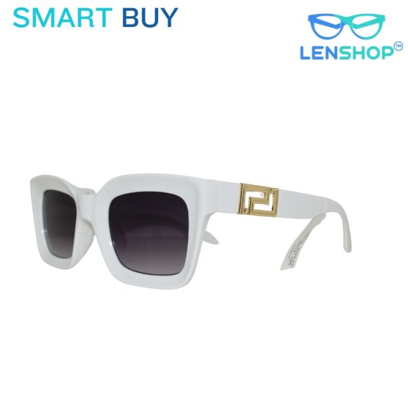 Lenshop smart buy white women cat eye glasses