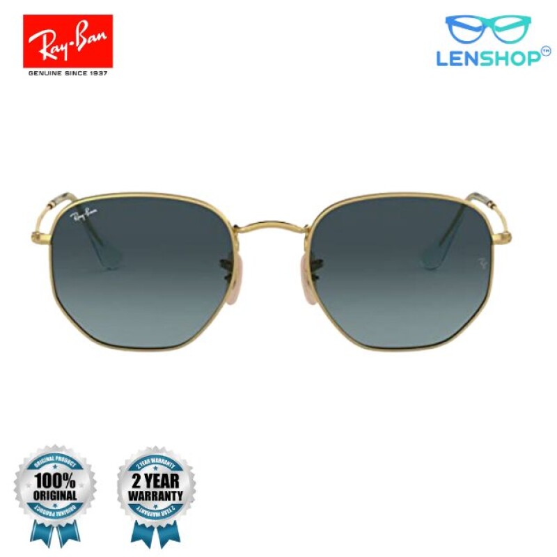 Rayban 	RB 3695I 001/3M-55 rectangular sunglasses