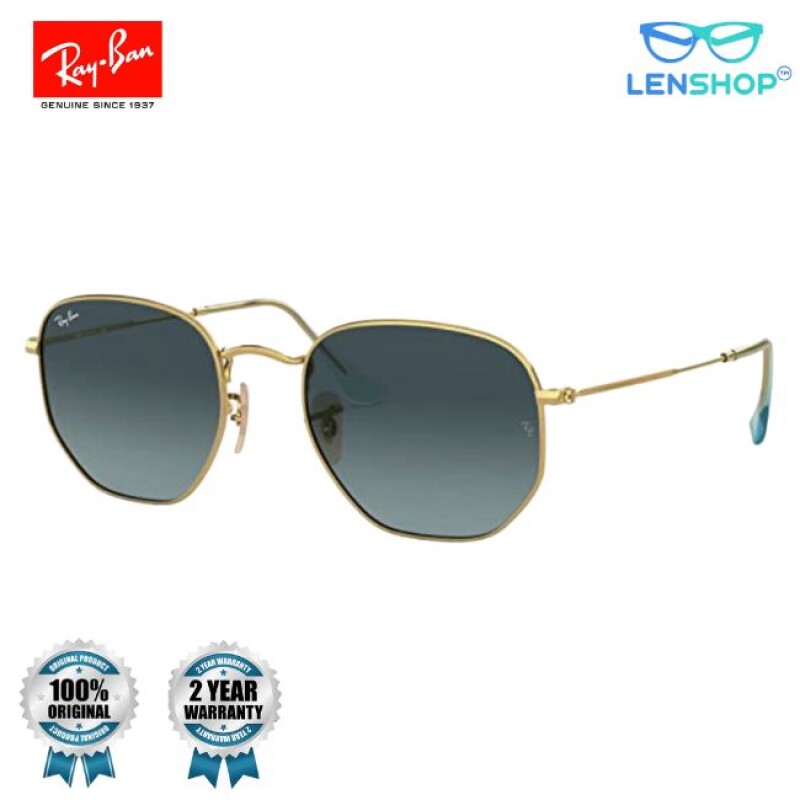 Rayban 	RB 3695I 001/3M-55 rectangular sunglasses