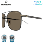 MB0236SK metal aviator sunglasses from montblanc <MB0236SK - 002 Ruthenium Pilot>