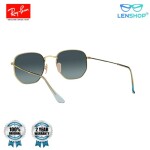 Rayban 	RB 3695I 001/3M-55 rectangular sunglasses