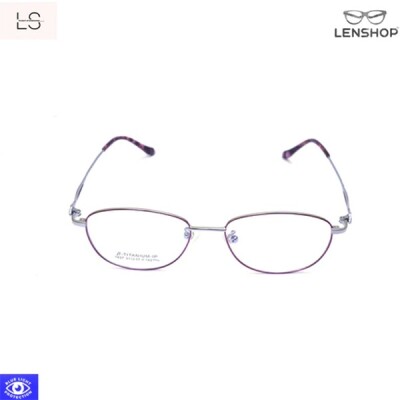 Lenshop Oval B titanium frame