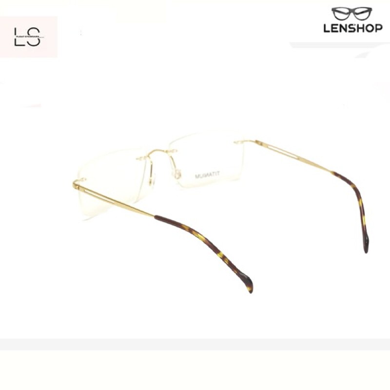 LS-FLOAT golden pure titanium rimless