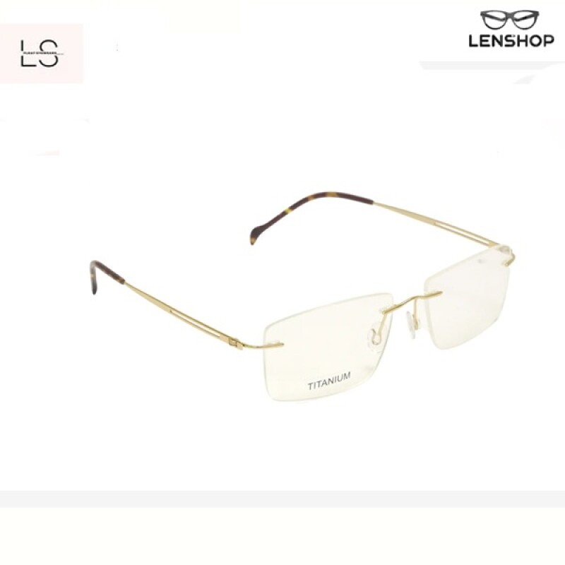 LS-FLOAT golden pure titanium rimless