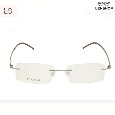 LS-FLOAT premium pure titanium rimless frame