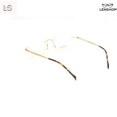 LS-FLOAT golden pure titanium rimless