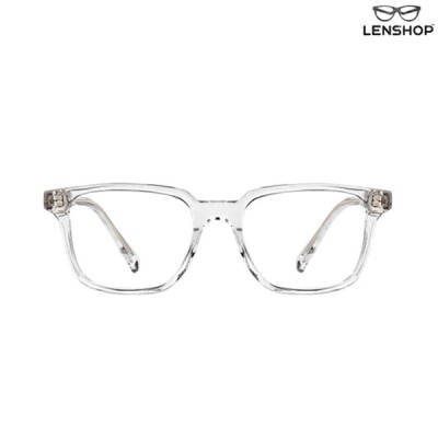 LENSHOP A WHITE TRANSPARENT ACETATE